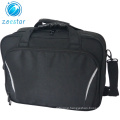 Polyester Laptop Document Briefcase with Secret Compartment Single Shoulder Strap